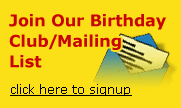 Birthday Club - Mailing List